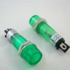 Kontrolka 220VAC 9mm ziel. okrągła neonowa NXD9-1/Z; NI-1GN(ZIELONA)