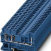 Through terminal block, spring-cage/plug-in connection, 0.08-4.0 mm², 1 pole, 24 A, 6 kV, blue, 3042104