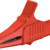 Alligator clip, red, max. 20 mm, L 82.2 mm, CAT II, socket 4 mm, 66.9755-22