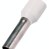 Intercable ICIAE058 Końcówka rurkowa 0.5 mm² z częściową izolacją biały 100 szt.