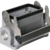 Surface mount housing, size B10, die-cast aluminum, 2 x M20, angled, longitudinal bow locking, IP65, 1787660000