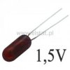 Żarówka 1,5V 50mA miniaturowa czerwona