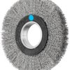 PFERD TOOLS Szczotka okrągła, szeroka, nie wiązana, RBU Ø 180 x 25 mm, zmienny otwór, drut ze stali nierdzewnej Ø 0,30 d