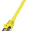 kabel LAN LogiLink CQ2017S, 1 szt., RJ45, CAT 6, S/FTP, 0.25 m, żółty