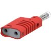 Electro PJP 1089-CD1-R Jack Plug Straight 4mm Red 1pc Press-fit Terminal