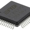 FTDI Chip Kontroler USB FT2232D-REEL Powierzchnia LQFP I2C, SPI, USB, UART 5.25 V 48-pinowy