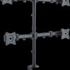 PM-OFFICE-04 Monitor holder, 4 displays, table mounting, up to 8 kg, 13