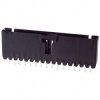 Pin header, 16 pole, pitch 2.54 mm, straight, black, 1-103639-5