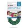 Taśma Do Wiązania Velcro One Wrap 20 Mm X 330 Mm, 25 Sztuk, Zielona