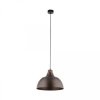 Lampa wisząca CAP BROWN w stylu rustykalnym, stalowy brązowy klosz z gwintem E27 6926 TK Lighting