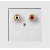 Vestra Gniazdo Głośnikowe Pojedyncze Bez Ramki Podtynkowe Ip20 Biały 3857-10