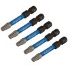 Draper Expert 05654 TX-STAR® Impact S/Driver Bits T27x50mm 1/4" Hex 5Pc