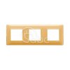 Ramka ozdobna Plana, 2+2+2M, Reflex Amber, 14644.43