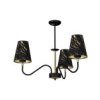Lampa Wisząca Hermes Black/Gold 3Xe27 Mlp7281 Milagro
