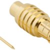 MCX plug 75 Ω, RG-405, Belden 1671A, solder connection, straight, 252107-75