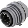 Złącze Okrągłe Gniazdo Męskie Pin: 7 16A 430V Explora Ip68 Exp-0931/07/P
