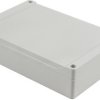 ABS enclosure, (L x W x H) 180 x 120 x 45 mm, light gray (RAL 7035), IP66, 1555HLGY