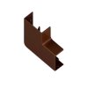 Łącznik kątowy do kanałów kablowych 15x32mm Drewno Ciemne 1szt AKS Zielonka