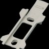 Wall mount, ABS/PC, (L x W x H) 84.5 x 29.9 x 7.2 mm, pebble gray, for TOPTEC 102, Vers. I/Vers. II, B1340028