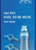 12600030 File handles, sleeves, brushes set FH1 KSSL 25/30-30/35