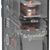 Przekaźnik mocy 24V dc SPDT Schneider Electric 530mW, Wciskane 1100Ω Wciskane