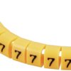 TRU COMPONENTS TC-MB2/7203 Oznacznik kablowy Nadruk 7 Zakres średnicy zewnętrznej 4 do 5.10 mm