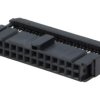 Wtyk IDC żeńskie 26-pin IDC na taśmę 1,27mm złocony czarny 1658621-6