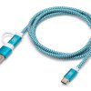 Zestaw Arduino Kabel Kabel USB Type-C® 2w1 1M Teal Arduino