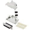 Encitech 6355-0051-13 D-Sub Receptacle set 45° 25 Pins Crimp 1pc
