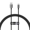 Kabel USB/USB-C 2m BASEUS 100W Superior Series, Czarny