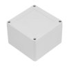 Obudowa hermetyczna ZP105.105.75JH, 105 × 105 × 74,7 mm, ABS, jasnoszara, Kradex