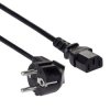 Kabel zasilający Akyga AK-PC-01A CCA CEE 7/7 / IEC C13 1.5 m