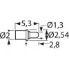 Charge and battery contact, round head, Ø 1.3 mm, pitch 2.54 mm, L 5.3 mm, TK53B.05.1,30.C.50.A
