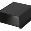 Aluminum enclosure kit, (L x W x H) 169 x 200 x 82 mm, black, IP65, 84368200.HMT1