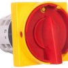 Łącznik krzywkowy /rozłącznik główny/ 0-I 3P 25A na kłódkę IP65 Łuk E25-15RG 952519