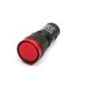 KONTROLKA LED 12V DC AC CZERWONA 19mm