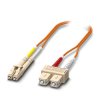 Phoenix Contact Kabel światłowodowy długość: 3 m średnica: 125 μm Pomarańczowy Niska emisja dymu bez halogenu
