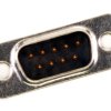 Złącze D-Sub 9-pinowe Męski Proste Montaż na panelu raster 2.84mm