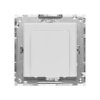 Simon 55 Elektroniczny łącznik hotelowy z podświetleniem LED (moduł) Jasnoszary mat TEWH1.01/114