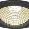 SLV 1001978 NEW TRIA 68 Lampa do zabudowy LED wbudowany na stałe 7.2 W czarny
