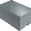 Aluminum EX enclosure, (L x W x H) 160 x 100 x 81 mm, gray (RAL 7001), IP66, 251016080