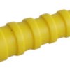 Cable grommet, cable Ø 4.6 to 5.4 mm, RG-58C/U, 0.6/2.8-4.7, L 44.5 mm, plastic, yellow, 100001218