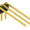 Pin header, 3 pole, pitch 2.54 mm, angled, black, 10126954