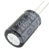 Kondensator 22 μF 450 V dc Otwór przelotowy Rubycon Wtyczka PC roztaw: 7.5 mm 450BXC22MEFC16X20