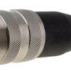 AMPZ6-W Wtyk 6 pin na kabel okrągły, zakręcany - Amphenol (DIN45322)