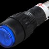 1.15.106.504/1600 Button, 24 V, 0.5 A, 1 NC/1 NO, Ø 9.1 mm, LED, blue