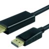Kabel DisplayPort długość 3m B: HDMI A: Display Port Roline