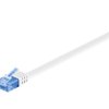 CAT 6a Flach-Patchkabel, U/UTP, Weiß