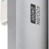 Adapter USB-C™ pionowy 90 długi, USB4™