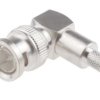 Złącze BNC, 50, Męski, Połączenie zagniatane, Montaż na kablu